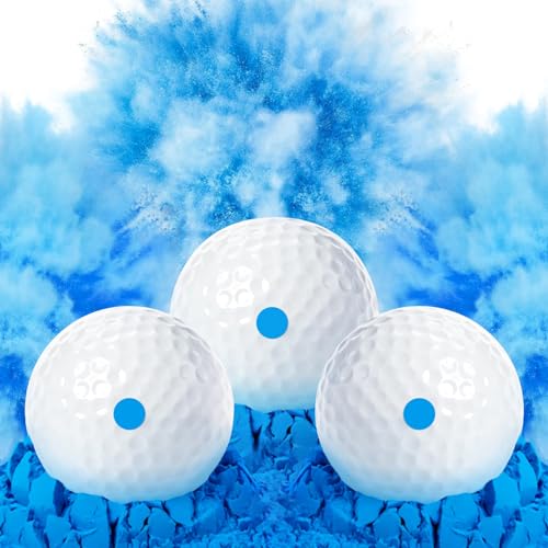 THIODOON 3 Pack Gender Reveal Exploding Golf Balls...