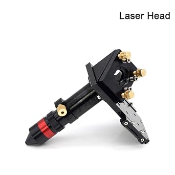 CO2 Laser Head Lens 20mm Reflective Mirror 25mm Integrative Mount Laser Engraving and Cutting Machine(Package 2,FL 50.8mm)