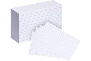 3 x 5 Lined Index Cards: Your Trusted Study Companion