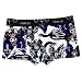 Produktbild BaronHong 3er Pack Boxer Briefs für Tomboy Cotton Fashion Pattern Boyshort Trans Lesben (Devil-Rose, XXL)