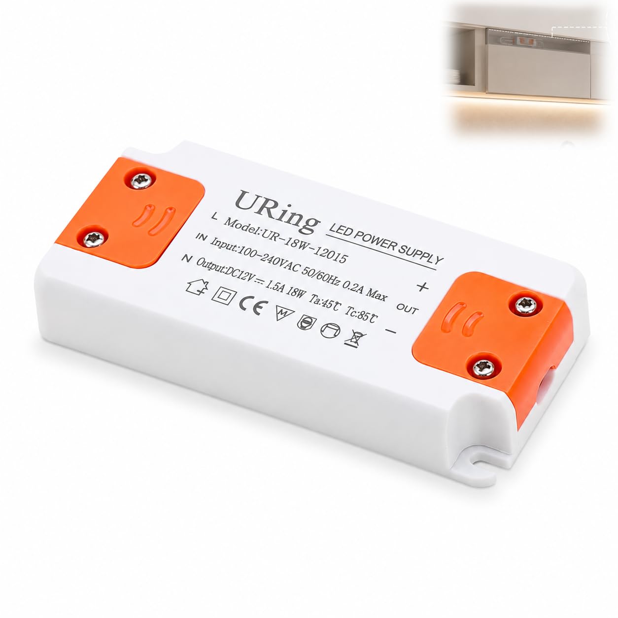 LED Trafo 12V, LED Treiber für G4 MR16 GU5.3 LEDs, Flimmerfrei, Geräuschlos, Überspannungs und Kurzschlussschutz, LED Netzteil 12V DC Hochwertiges für Streifen, Einbaustrahler, Innenbeleuchtung