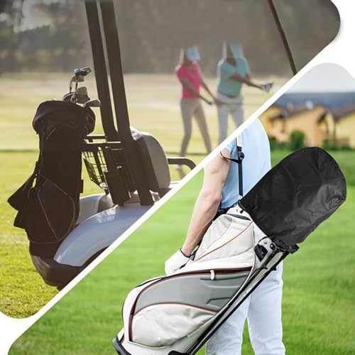 Housse de protection pour sac de golf imperméable et cagoule pliante pour les parcours
