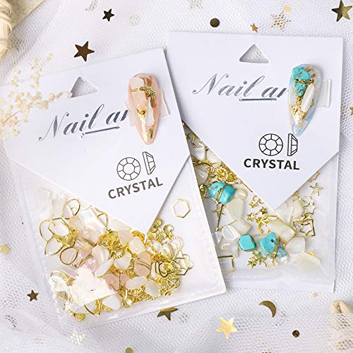 Miniatura 2 de Gran variedad de tamaños para decoración de uñas, joyería de arte de uñas de piedra, piedra de cristal, decoración de uñas, pieza de concha de arte