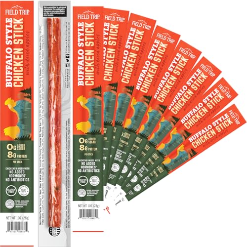 Field Trip Hormone Free Spicy Buffalo Chicken Jerky Snack Sticks,