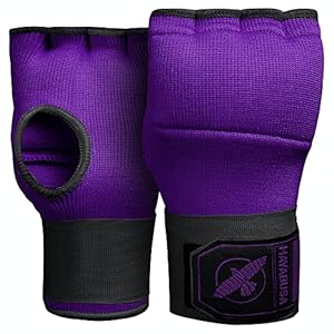 Hayabusa-Quick-Gel-Boxing-Hand-Wrap-Gloves Hayabusa Quick Gel Boxing Hand Wrap Gloves - Purple/Black, Small