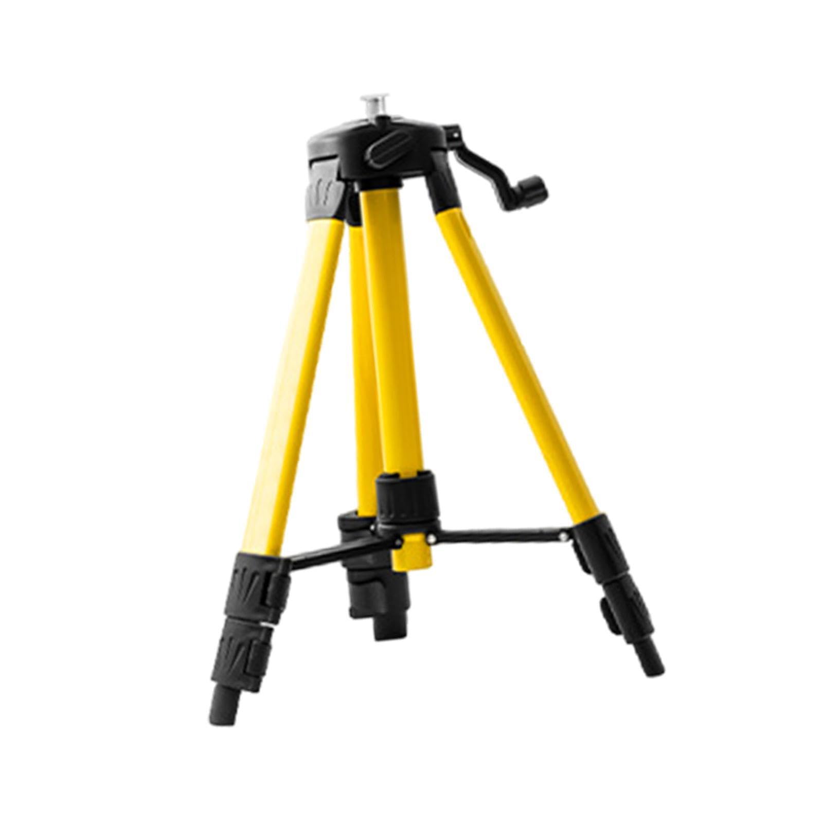YIXANNX Level Tripod Stand Adjustable Height Telescoping Measurement Tool Optimizes Portability with Compact Features Easy Transport Extendable Height