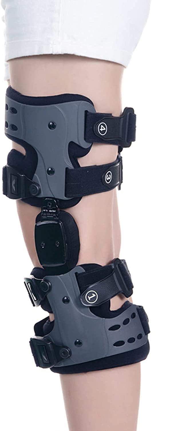 Descargador De Osteoartritis Rodillera Ajustable con Bisagras ROM Brace Estabilizador De Rodillera Protección Y Recuperación Dolor Articular Degeneración Medial O Lateral