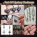 YDCYYH Gothic Mystery Jewelry Jar Witchy Jewelry Gift Set Surprise Jewelry Set Includes Necklaces, Earrings, Rings, Bracelets, Brooch for Unique Anniversary Birthday Friendship