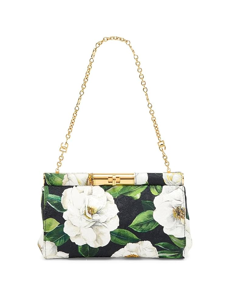 Amazon.com: Dolce&Gabbana, Marlene Floral Shoulder Bag