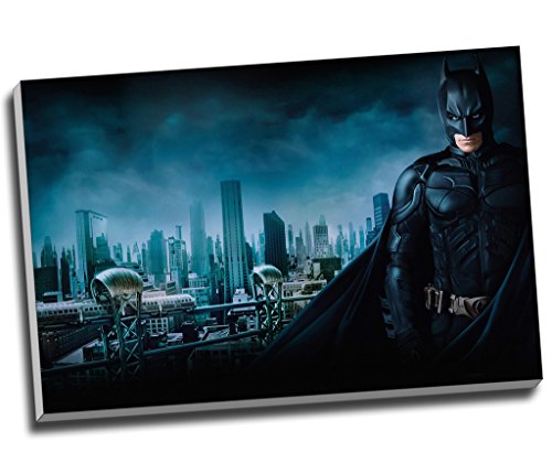 Impression sur toile Batman Gotham City Grand format A1 76,2 x 50,8 cm