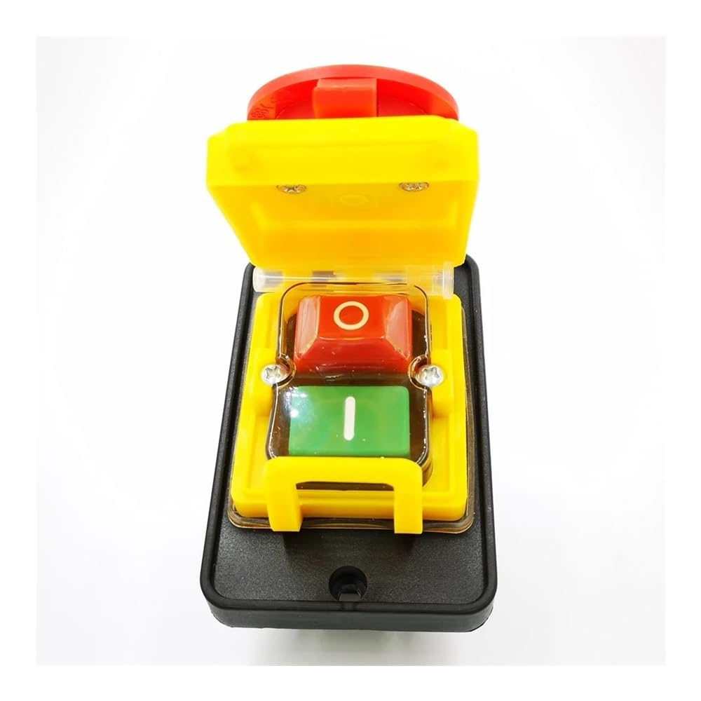 CK5-11 AC250V 6-Pin Start Stop No Volt Release Push Button Switch Common to woodshop and Metalwork Machines