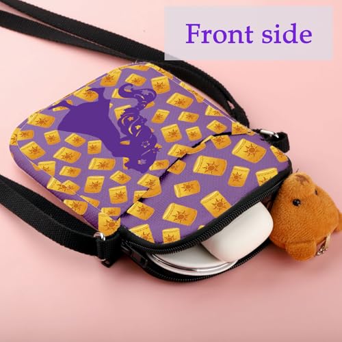 XYANFA Long Hair Movie Crossbody Bag Themed Gift Cartoon Movie Lover Gift Sun Shoulder Bag3