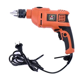JK Super Drive 13mm Reversible Impact Drill 550W, 3000 RPM For Drilling into Wall, Metal and Wood, Copper, (9005072)
