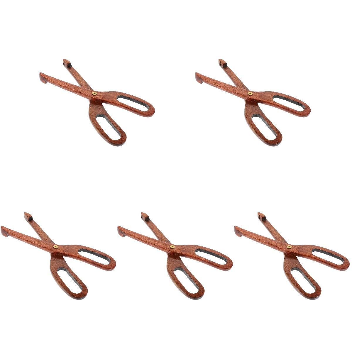 GLEAVI 5 Pezzi Pinza per Pinza Multifunzionale per Insalate Clip Resistente Calore Utensile Compatto per Cucina e Attività