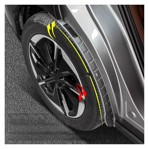 Bavettes arrière Toyota BZ3X 2025 2026 protection roues dorées