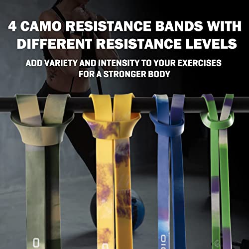 Lecardio Resistance Bands For Working Out, Camo Pull Up Assistance Bands - Super Durable Workout Bands For Extra Strength, Pull Ups, Mobility, Powerlifting, Physical Therapy, Home Workouts #TOP7