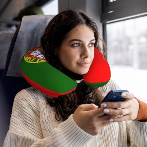 Almohada de viaje con espuma viscoelástica en forma de U miniatura 6