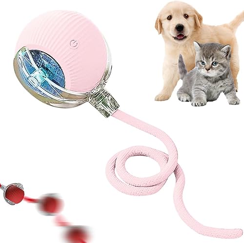 Juguete interactivo para gatos, juguete para gatos de interior, juguetes inteligentes de bola rodante, juguetes para gatos y perros aburridos de