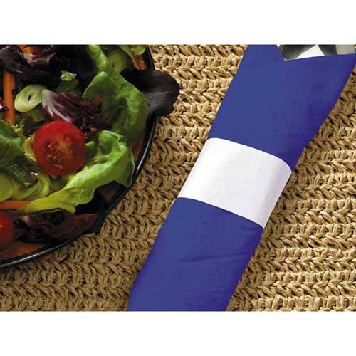 White Paper Napkin Band by Hoffmaster – Paper, White, Pack of 5000, Model 883142