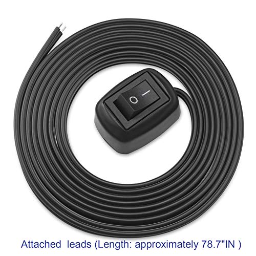 Paste Type Switch Car Push Button Switch On/Off Dc12V Water Drop Shape Diy Car Switch Rocker Switch With Wires For Fog Lights,Drl,Led Light Bar,Etc (Cable:78.7"In) #TOP6