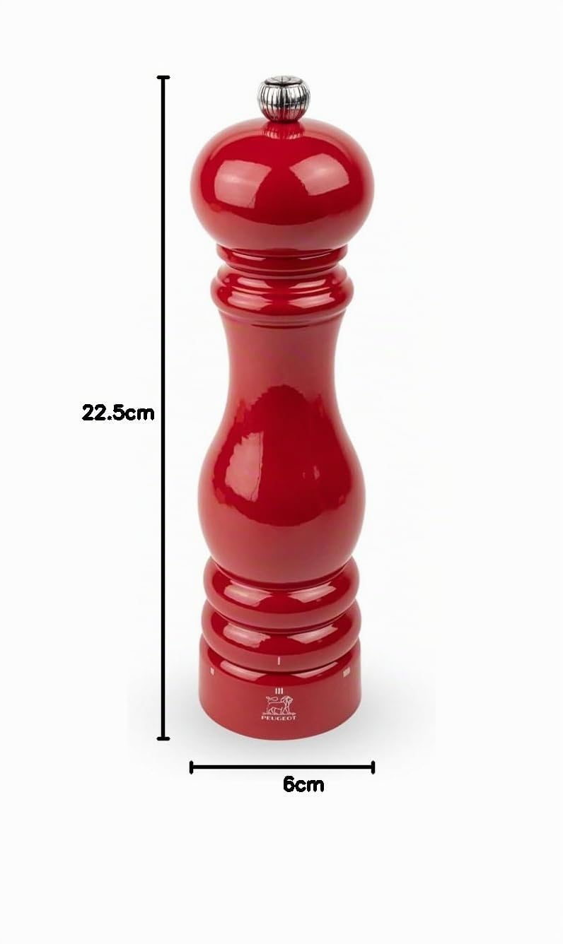 PEUGEOT 41236 - Macinapepe Paris, plastica, rosso