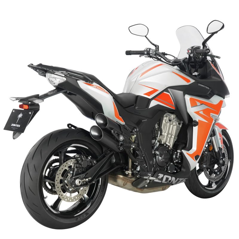 Image of Zontes 350XAlloy Wheel Orange Motorcycles /Bike Booking for Ex-Showroom Price