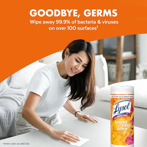 Image of LYSOL Disinfecting Wipes, Multi-Surface Cleaner, Mango, 35 ct.