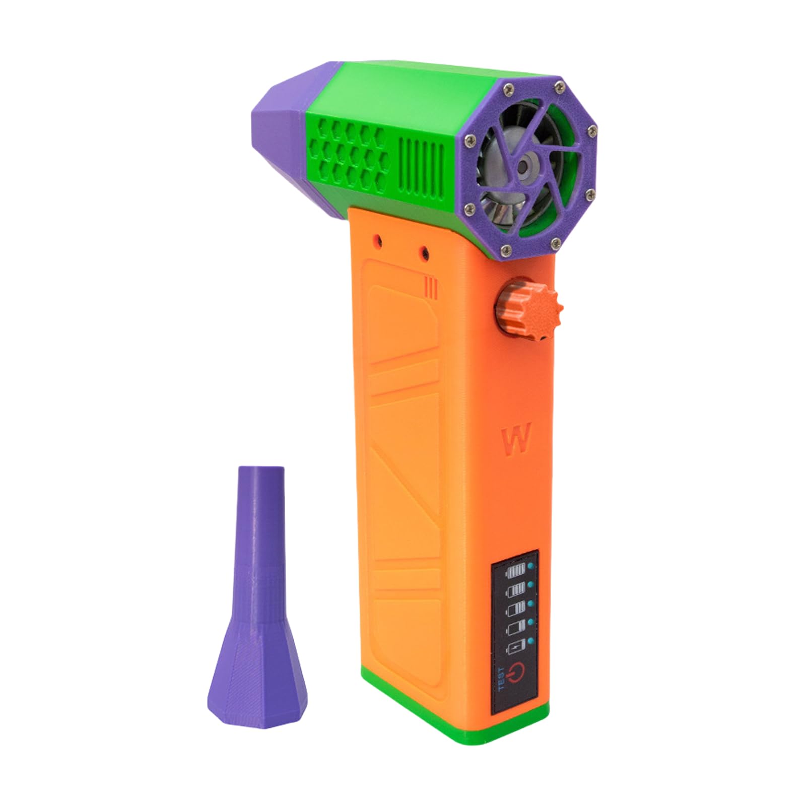 Xagmodshn Colorful 140000Rpm Dry Blower Hair Dryer Powerful Fan Cordless Blower Compressed Air Dusters Computer Vacuum Cleaners Handheld Fan