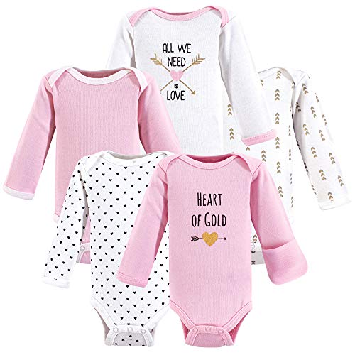 Hudson Baby baby-girls Cotton Preemie Bodysuits