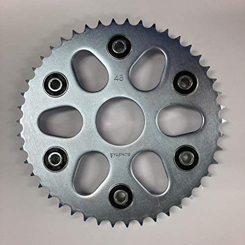 サンスター(SUNSTAR) リアスチールスプロケット 品番JY-006-46(428サイズ/46T) XT250X
