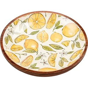 Primitives by Kathy Serving Lots Of Lemons Decorative Serving Bowl Primitives by Kathy Serving Lots Of Lemons Decorative Serving Bowl