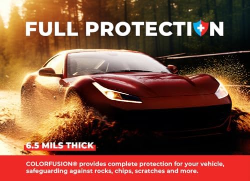 ColorFusion PPF by VViViD, Gloss Demon Dry Apply PPF Vinyl Car Wrap Roll 1ft x 5ft - 5