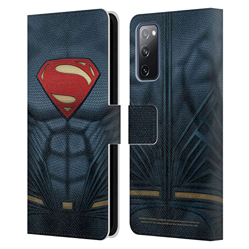 Housse Superman Galaxy S20 FE en cuir avec fentes pour cartes et support vidéo
