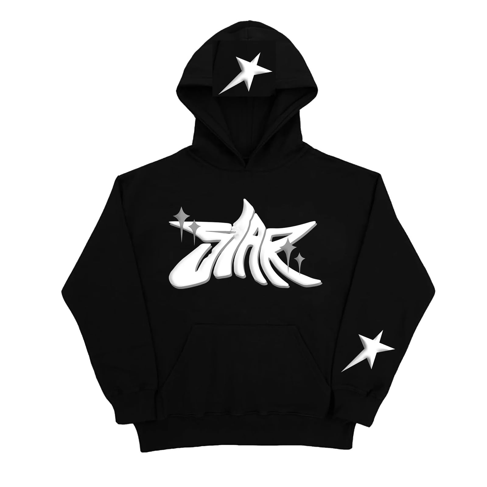 SunwittafyY2k Hoodie Men Women Zip Up Letter Print Hoodie Vintage Oversized Sweatshirt Grunge Harajuku Jacket Streetwear