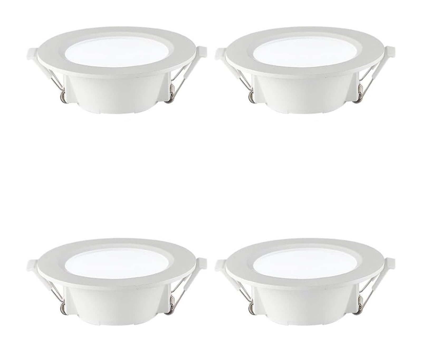 Faretti da soffitto, Pannello downlight in alluminio ultrasottile for la casa Tri-Color 7-20W Confezione da 1/4(3000k,4 Pack 15W)