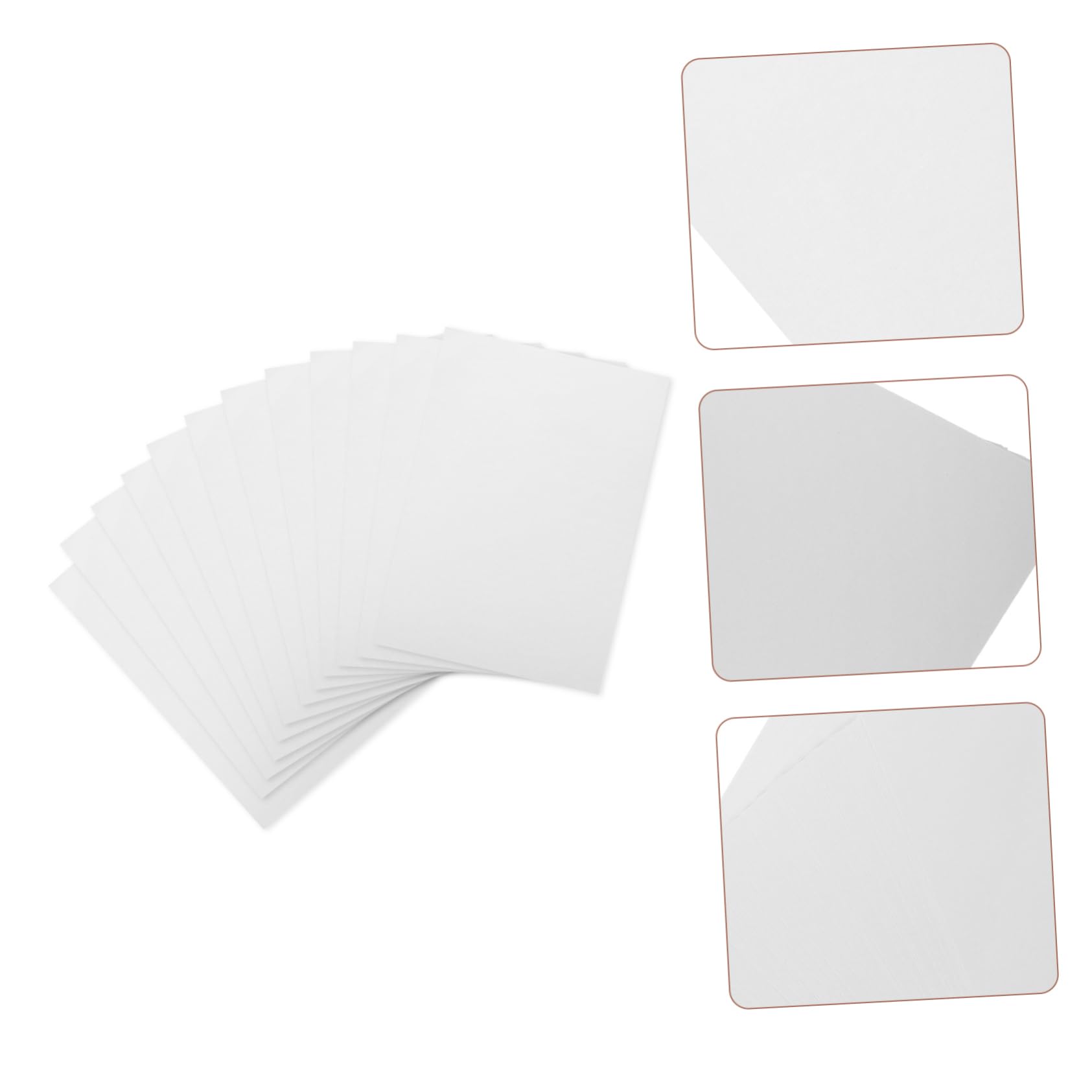 Papier à Aquarelle 8k 160g Épais, 50 Feuilles, Blanc