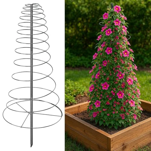 Spiral Frame Trellis for Climbing Plants Outdoor Indoor...