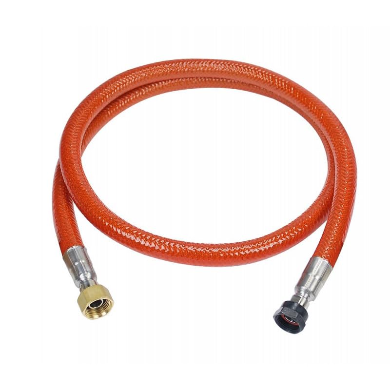 Flexible inox gaz butane 1.50 m à vie pour Barbecue,Cuisiniere, Plancha,Plaque de cuisson 21252150 pour Cuisinière
