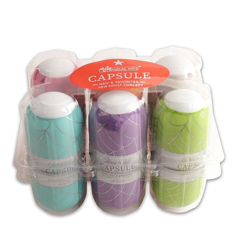 Kit com 06 Masturbador Masculino Egg Cápsula – Men´s – Magical Ki...