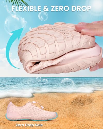 Image of Water Shoes for Women Men Quick-Dry Barefoot Shoes Breathable Aqua Socks for Swim Beach River Pool Lake Hiking Surfing Kayaking