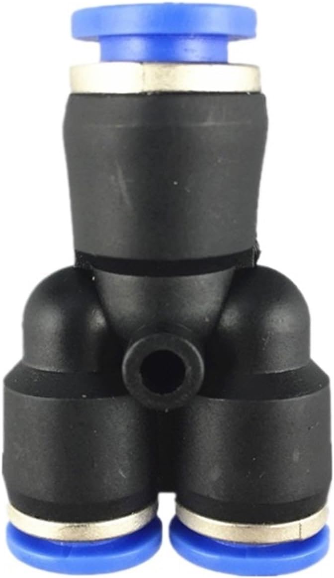10PCS/LOT Pneumatic fittings 3way Variable diameter quick connector PW8-4 PW8-6 PW10-6 PW6-4 PW10-8(8mm become two 4mm)