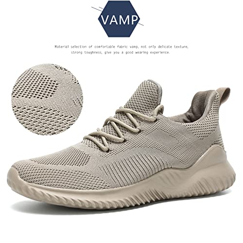 Image of Kapsen Men's Non Slip Running Shoes Ultra Light Breathable Casual Walking Shoes Fashion Sneakers Mesh Workout Sports Shoes