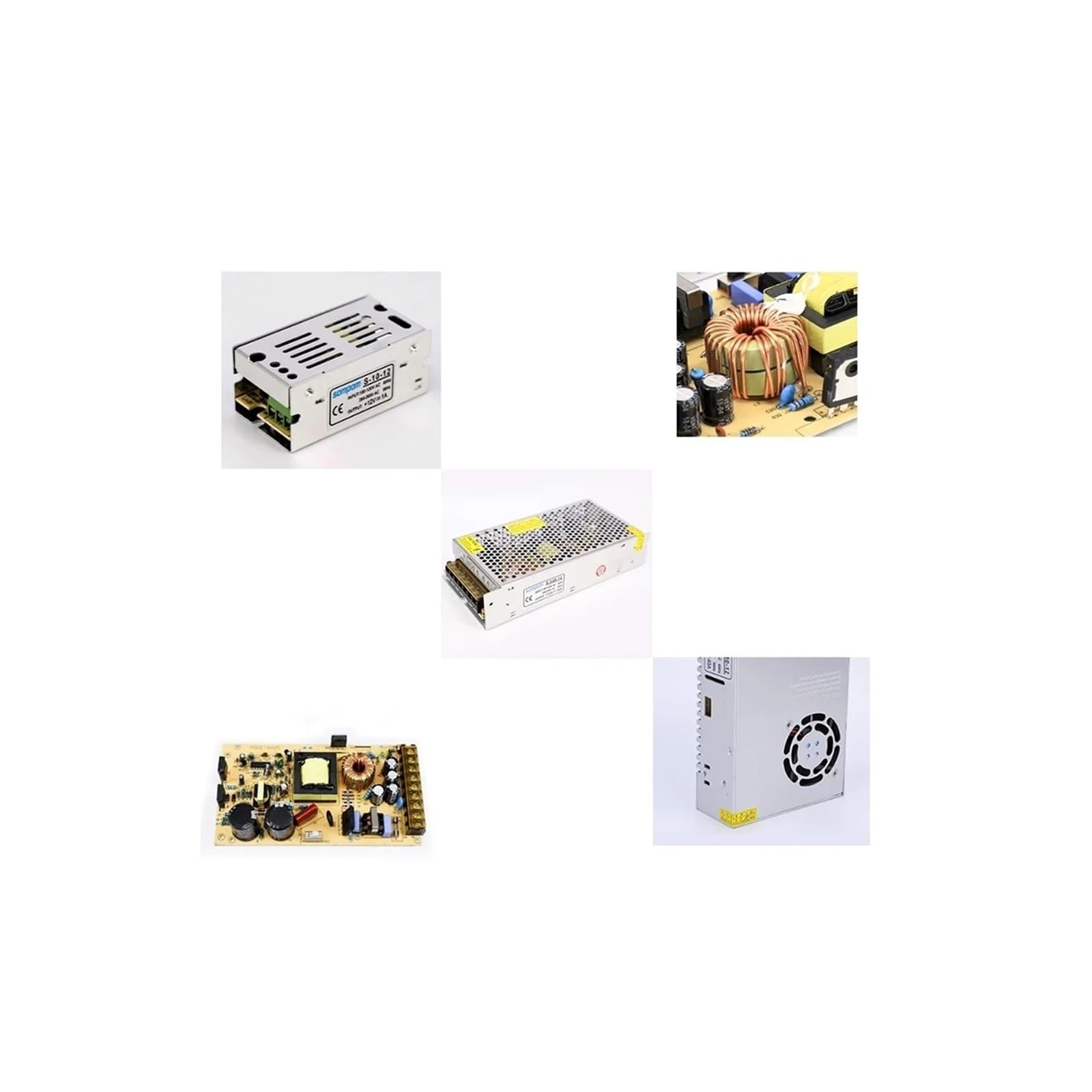 1 pz 3V 5V 6V 9V 12V 18V 24V 30V 36V 48V 50V Alimentatore AC-DC 220V A 5V 12V 24V 1A 2A 5A 10A 20A 30A Alimentatore Switching(12V)