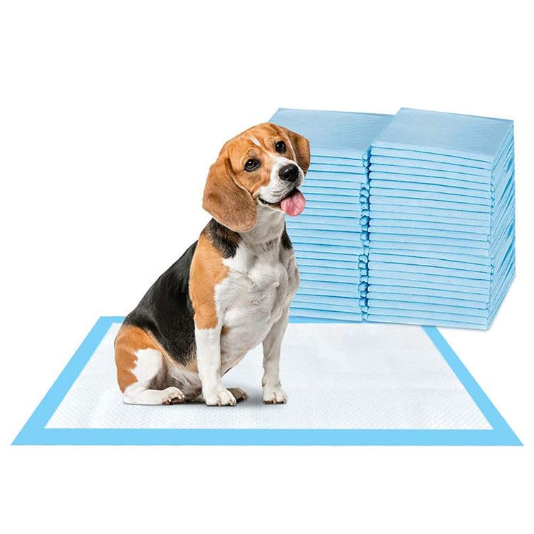 Pee Pads for Dogs, Puppy Pads Pet Training Pads (Medium, 18x24 inch), Dog Training Pads, 5 Layer Pads for Instant Absorption (50 PCS)