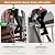 10.35FT Industrial Style Loft Ladder, 8 Steps with Black Steel Handrails & Solid Wood Steps, 450lbs Capacity, Fits 8.2-9FT Installation Height,for Attic, Kitchen, Warehouse, Bookshelf& Outdoor