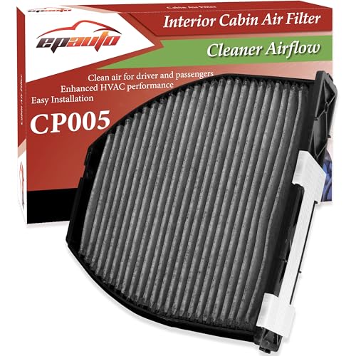 EPAuto CP005 (CUK29005) Cabin Air Filter with Activated Carbon, Compatible with Mercedes-Benz C-Class, E-Class, CLS, SL, AMG GT, GLK, SLS – Fits Select Models 2008–2021