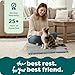 FurHaven ThermaNAP Self Warming Cat Mat, Dog Bed for Crates with Self-Warming Technology for Cozy Rest, Fully Machine Washable, Small, Plush Faux Fur, Espresso
