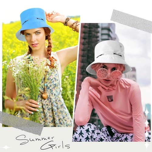 Image of Didaey 48 Pcs Bucket Hat Bulk for Women Men Fisherman Adjustable Summer Hat UV Protection for Outdoor Fishing Hiking Beach