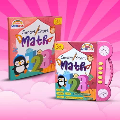 Image of Little Learner Math Sound Book | Numbers, Counting, Shapes & Early Maths Learning | Interactive Sound Book for Kids (Ages 2-5 Years)