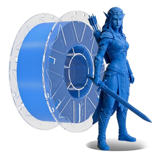 Image of Creality 3D Printer RFID Filament, Hyper PLA Filament 1.75mm Bundle for 3D Printing, Hyper PLA RFID Filament No-Tangling High Precision, 1KG(2.2 lbs) Spool (Blue)